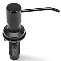 Kimi Cuisine Dish Soap Dispenser for Kitchen Sink, Built-in Pump, Black