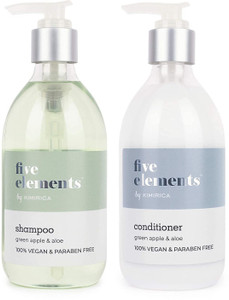 kimirica five elements shampoo  conditioner hair care duo 100 vegan 300 ml each 2 items in the set