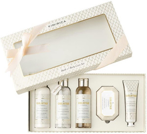kimirica the gulistan bath  body indulgence gift set for men  women vegan luxury set 5 items in the set