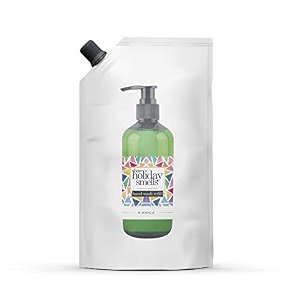 kimirica how holiday smells almond oil amp shea butter hand wash refill spout pack  100 vegan amp paraben free for men amp women aloe vera and olive 1000ml