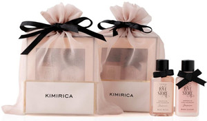 kimirica nothing but love duo potli gift set for valentines day  fragnance of gardenia and night blooming jasmine  valentines gift set