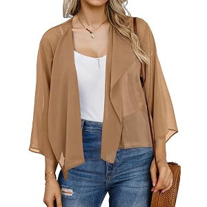 kimonos for women summer cardigan chiffon floral cover up loose casual top blouse