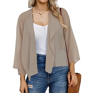 kimonos for women summer cardigan chiffon floral cover up loose casual top blouse