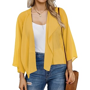 kimonos for women summer cardigan chiffon floral cover up loose casual top blouse