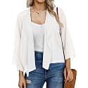 Kimonos for Women Summer Cardigan Chiffon Floral Cover up Loose Casual Top Blouse