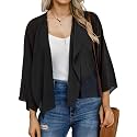 Kimonos for Women Summer Cardigan Chiffon Floral Cover up Loose Casual Top Blouse