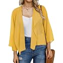 Kimonos for Women Summer Cardigan Chiffon Floral Cover up Loose Casual Top Blouse