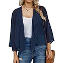 Kimonos for Women Summer Cardigan Chiffon Floral Cover up Loose Casual Top Blouse