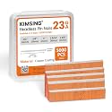 KIMSING 23 Gauge 5 Sizes Assorted Copper Headless Pin Nails 5000 Pcs/Box