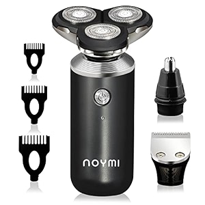 electric beard trimmers menshaver for men and nose hair trimmer 3 in 1rechargeable cordless shaving machinegrooming trimmer with 90 minutes working timewetampdry rotary razor