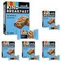 KIND Breakfast Bars, Blueberry Almond, Healthy Snacks, Gluten Free, 100% Whole Grains, 3g Protein, 6 Count (12 Bars) (Pack of 5)