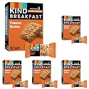 KIND Breakfast Bars, Peanut Butter, Healthy Snacks, Gluten Free, 5g Protein, 6 Count (12 Bars) (Pack of 5)