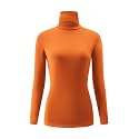Kindcall Casual Turtleneck Tops Lightweight Long Sleeve Soft Thermal Shirts for Women