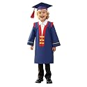 Kindergarten 2025 Graduation Cap and Gown Tassel Sets with Charm 2PCS Graduations Stoles for Kids Grad Party Clothes