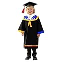 Kindergarten 2025 Graduation Cap and Gown Tassel Sets with Charm 2PCS Graduations Stoles for Kids Grad Party Clothes