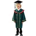 Kindergarten 2025 Graduation Cap and Gown Tassel Sets with Charm 2PCS Graduations Stoles for Kids Grad Party Clothes