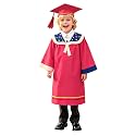 Kindergarten 2025 Graduation Cap and Gown Tassel Sets with Charm 2PCS Graduations Stoles for Kids Grad Party Clothes