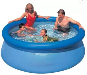 kindertales intex - 28120 easy set pool 10 ft x 30 inch with free pump inflatable swimming pool