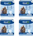 KINDFIT Adult Pull-Up Pants Diapers|Large 40 Pieces|Waist Size:30-39 Inch|Pack of 4 Adult Diapers - L