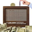 Kindly 1,00,000 Rupees Money Saving Piggy Bank | Wooden Piggy Bank with Easy Tracking Coin Bank