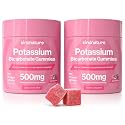 kindnature High Potassium Supplement Gummies 500mg - Chewable for Adults & Kids - Pure Potassium Bicarbonate Mineral Supplement - Vegan, Gluten Free - 60 Gummies (30 Day Supply) (2)