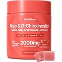 kindnature Myo Inositol Gummies + D-Chiro, 40:1, Sugar-Free