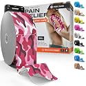 Kinesiology Tape - Waterproof Athletic Sports Tape for Knee, Shoulder, Arm &amp; Back Support | 3-5 Day Adhesion, Hypoallergenic &amp; Latex-Free + Taping Guide (Precut, 2"x100ft Roll, Wild Pink Camo)