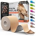 Kinesiology Tape - Waterproof Athletic Tape, Uncut Roll 2"x16.4ft