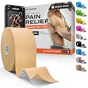 Kinesiology Tape - Waterproof Athletic Tape, Uncut Roll 2"x50ft