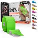 Precut Kinesiology Tape - Waterproof Athletic Tape Roll, 2"x32ft