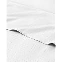 King Sheets Set, 4 Pieces 16" Deep Pocket Hotel Luxury, Light Blue Dots