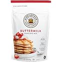 King Arthur Buttermilk Pancake Mix Just Add Water, Sourced Non-GMO, Certified Kosher, 16 Ounce (Pack of 6)