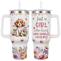 King Charles Cavalier Travel Mug for Girls,Vacuum Insulated Tumbler 40oz (king charles cavalier)