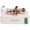 King Koil Air Mattress King with Built-in Pump, Raised Inflatable Bed