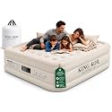 King Koil Air Mattress Queen with Built-in Pump, Inflatable Airbed