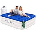 King Koil Air Mattress Twin with Built-in Pump, 20” Raised Airbed