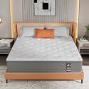 King Mattress 12 Inch Hybrid Mattress, Medium Plush Support Made in USA