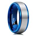 King Will Mens Brushed Tungsten Wedding Band