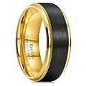 King Will Mens Brushed Tungsten Wedding Band