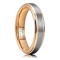 King Will Mens Brushed Tungsten Wedding Band