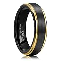 King Will Mens Brushed Tungsten Wedding Band