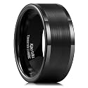 King Will Mens Brushed Tungsten Wedding Band
