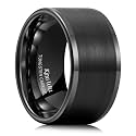 King Will Mens Brushed Tungsten Wedding Band