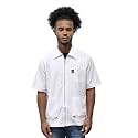 King Midas Professional Barber Jacket for Men - Ultra Lightweight Short Sleeve Barber Smock