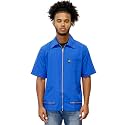 King Midas Professional Barber Jacket for Men - Ultra Lightweight Short Sleeve Barber Smock