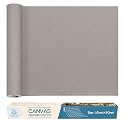 KING MOUNTAIN Canvas Repair Patch 16×60 Inch Self-Adhesive Waterproof Fabric Patch for Sofas, Tents, Furniture,Tote Bags, Car Seats (Light Grey)