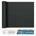 KING MOUNTAIN Canvas Repair Patch 16×60 Inch Self-Adhesive Waterproof Fabric Patch for Sofas, Tents, Furniture,Tote Bags, Car Seats (Dark Grey)