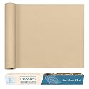 KING MOUNTAIN Canvas Repair Patch 16×60 Inch Self-Adhesive Waterproof Fabric Patch for Sofas, Tents, Furniture,Tote Bags, Car Seats (Khaki)