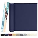 KING MOUNTAIN Canvas Repair Patch 16×30 Inch Self-Adhesive Waterproof Fabric Patch for Sofas, Tents, Furniture,Tote Bags, Car Seats (Dark Blue)