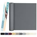 KING MOUNTAIN Canvas Repair Patch 16×30 Inch Self-Adhesive Waterproof Fabric Patch for Sofas, Tents, Furniture,Tote Bags, Car Seats (Charcoal Grey)